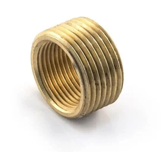 1/2" Fem - 3/4" BSP Male Reducing Collar brass