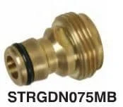 1/2" QUICK Con x 3/4 BSP male brass