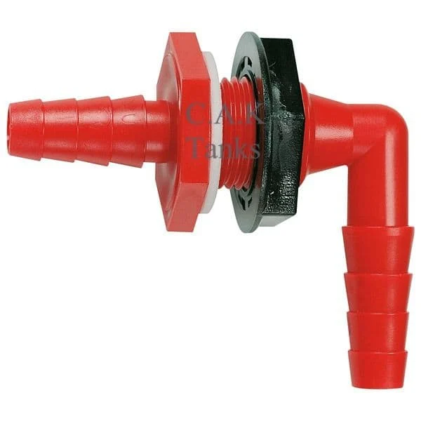 10/12mm HOSE ELBOW BULKHEAD NUT IN TANK FITTING