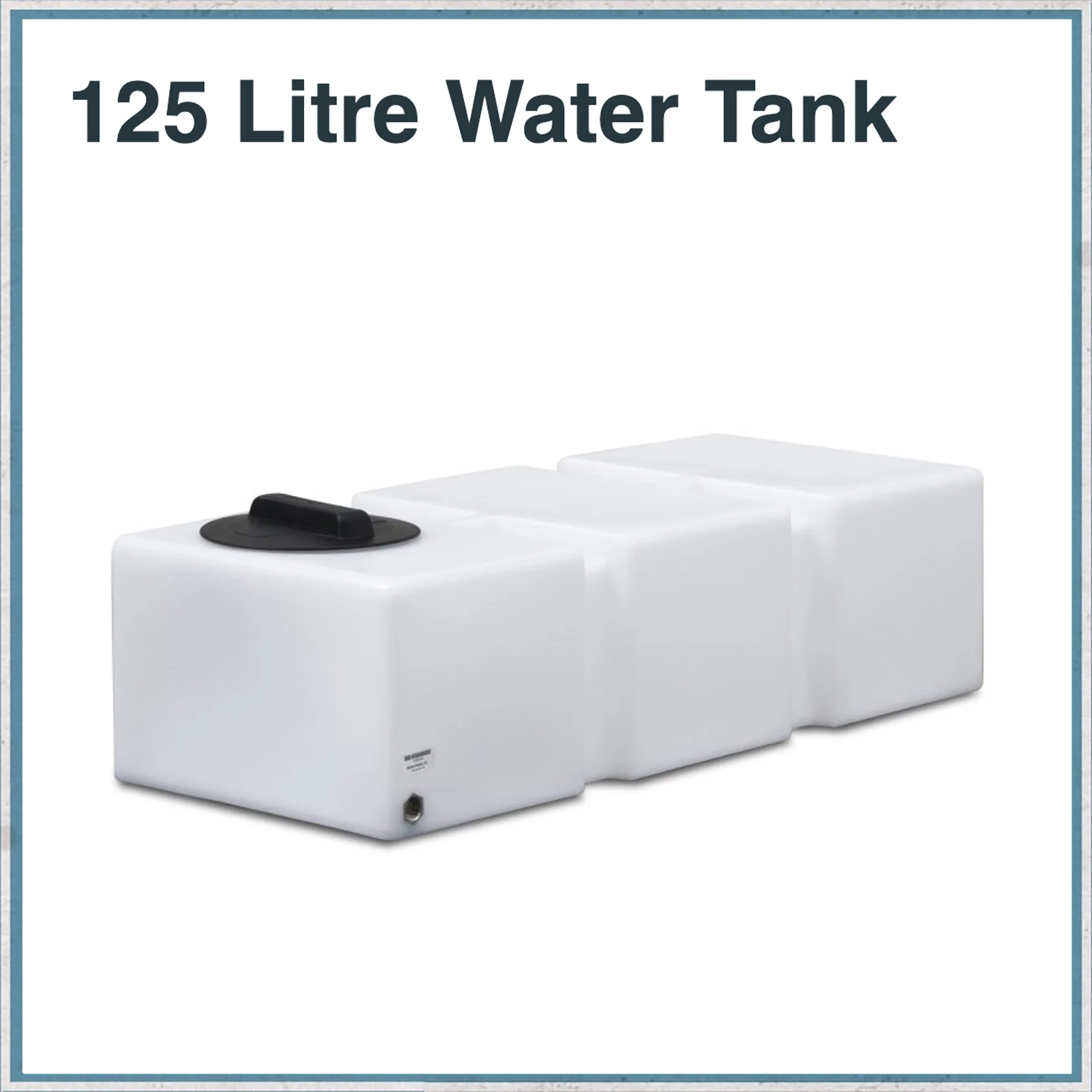 125 Litre Flat Water Tank