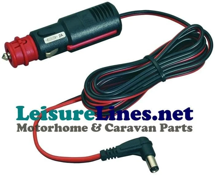 12V ADAPTOR TO 2.1 X 5.5 PLUG (2A)