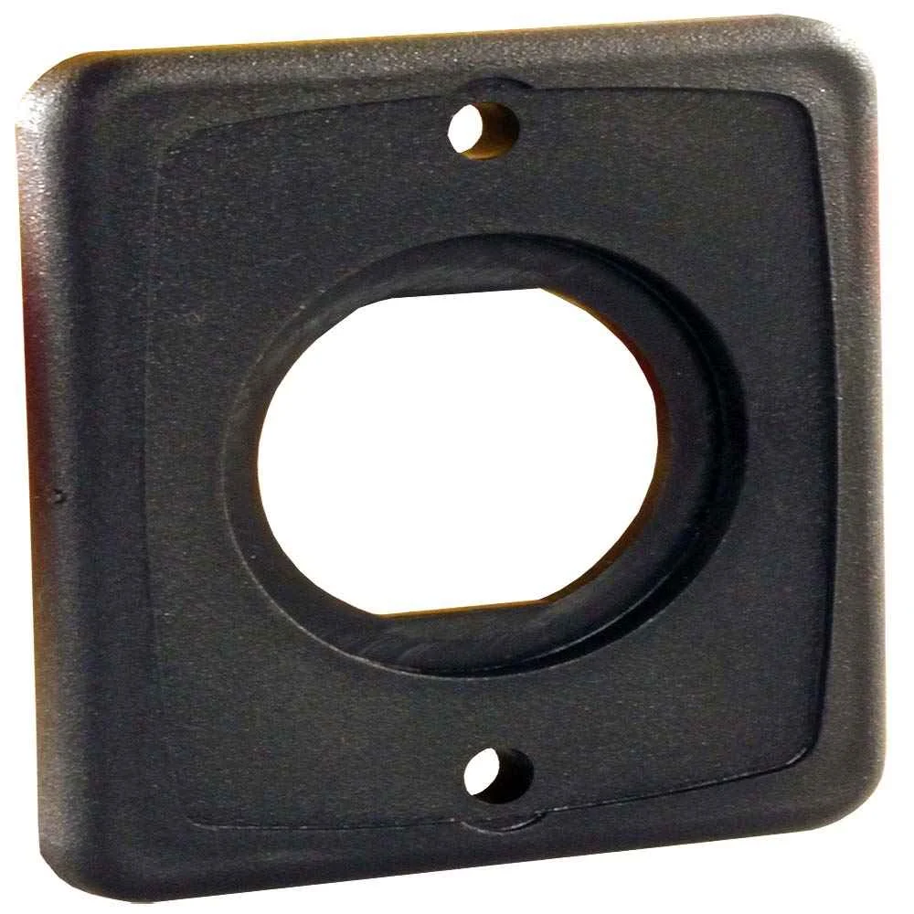 12V/USB Mount Plate Single Black
