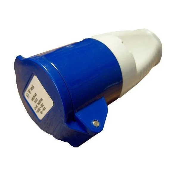 240v 3 Round Pin Mains Coupler Plug Caravan Motorhome