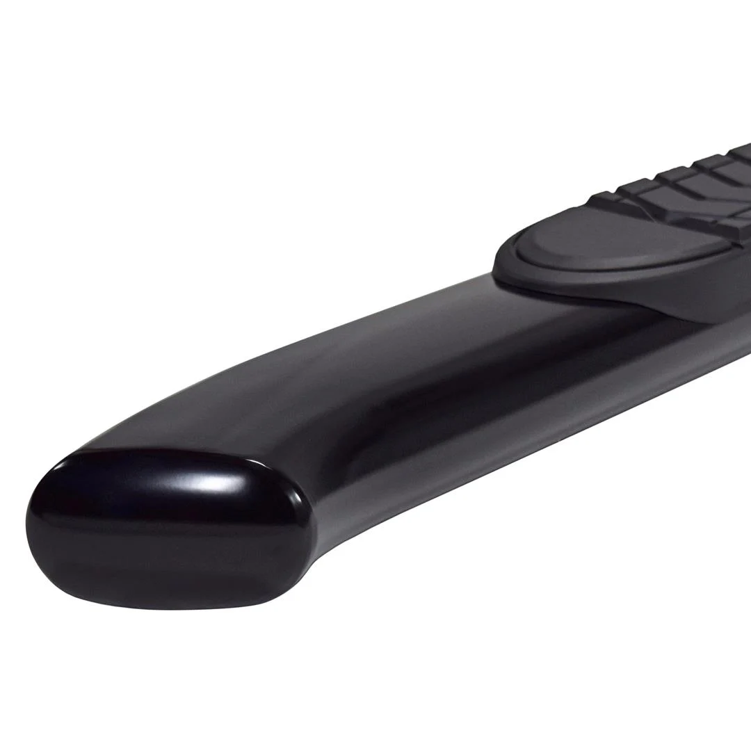 5 Inch Oval Bent Nerf Bar Black, TrailFX, A7085B