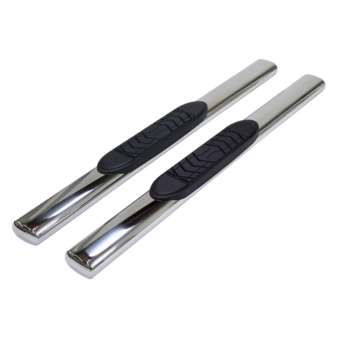 5 Inch Oval Straight Polished Nerf Bar, TrailFX, A7054S
