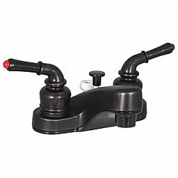 Two Handle Diverter Lavatory Rubbed Bronze 4 in., Phoenix R4484-I