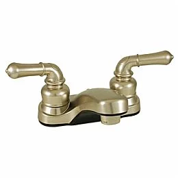 4in Lavatory w/ Teapot Handles Nickel, American Brass U-YNN77N