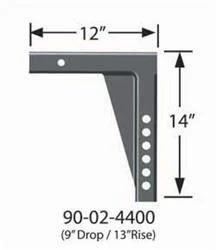 9 Drop 13 Rise X 12 Length