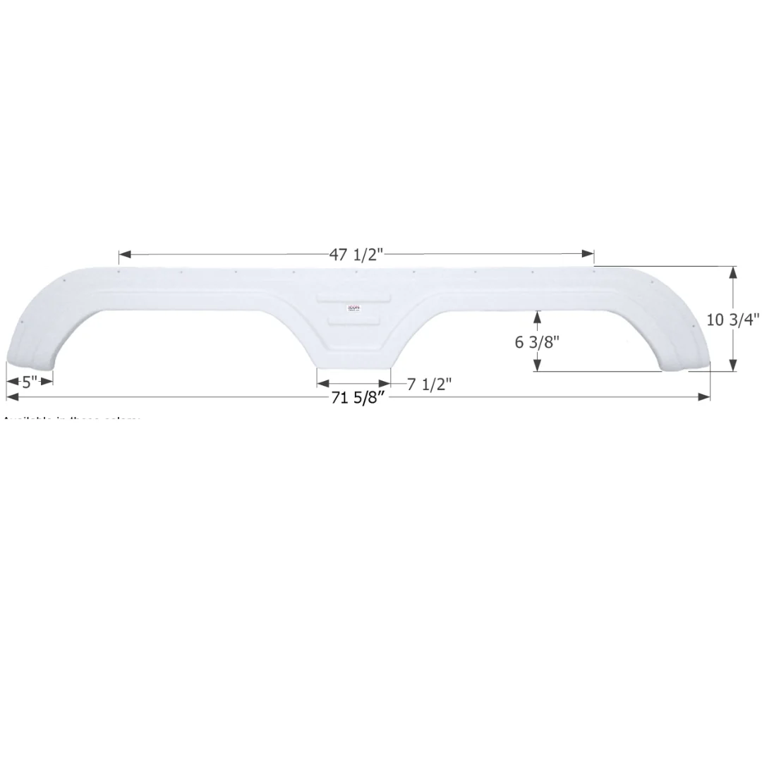 Keystone 5th Wheel Travel Trailer Fender Skirt 71-5/8″, Icon FS2110