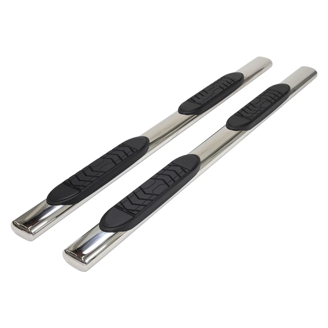 Polished Nerf Bar 5 Inch Oval Straight, TrailFX, A7057S