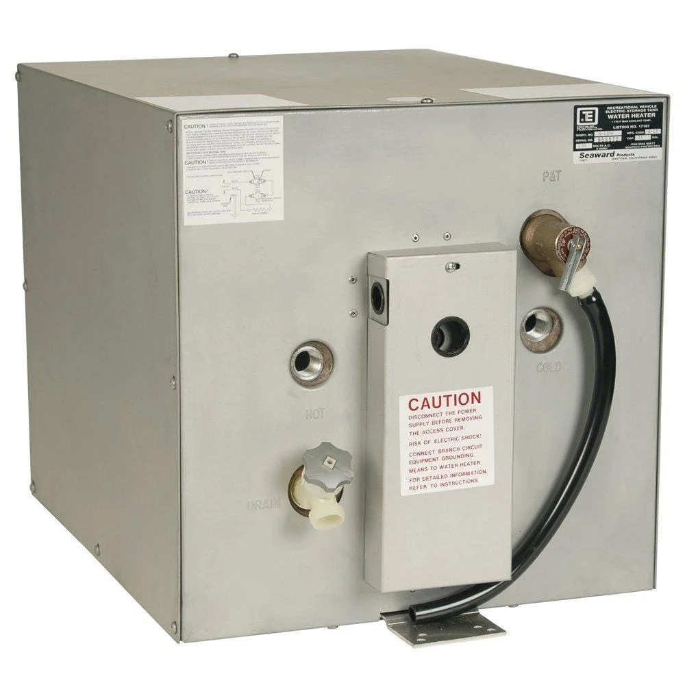 Attwood Seaward S1100 Marine Electric Water Heater With Rear Heat Exchanger
