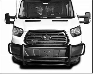 Steel Grille Guard Gloss Black, TrailFX, E0027B