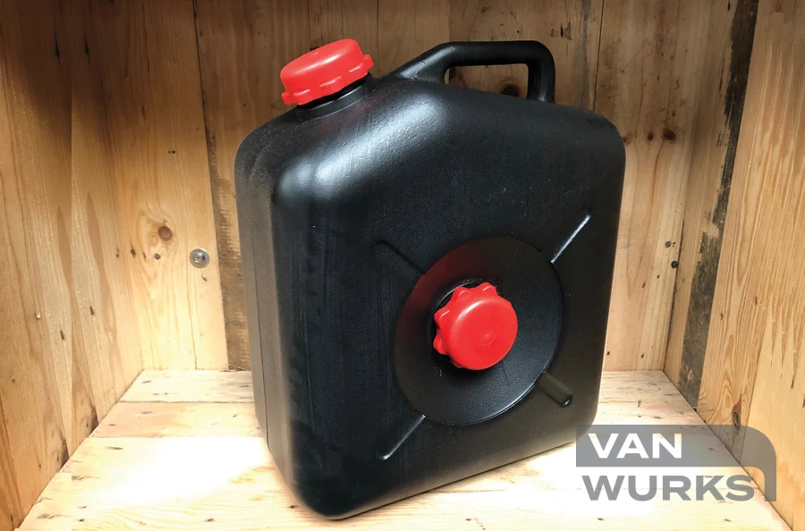Black Waste Water Container