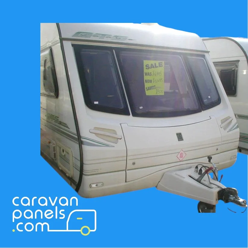 Abbey Caravan Front Panel 008 - Fibreglass Replacement