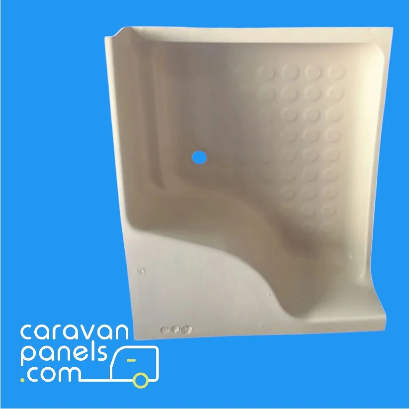 Abbey Caravan Shower Tray 002 - Fibreglass Replacement