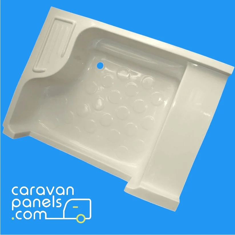 Abbey Caravan Shower Tray 004 - Fibreglass Replacement
