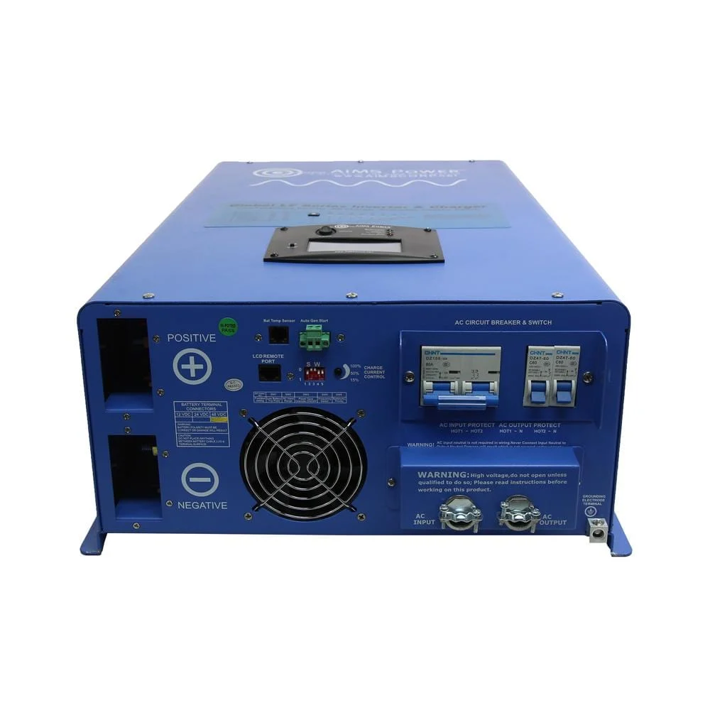 Aims PICOGLF10KW48V240VS Low Frequency 10000 Watt 48 Volt To 120/240VAC Pure Sine Inverter Charger