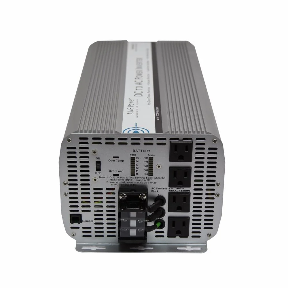 Aims PWRINV8KW12V 8000 Watt 12 Volt Modified Sine Wave Inverter