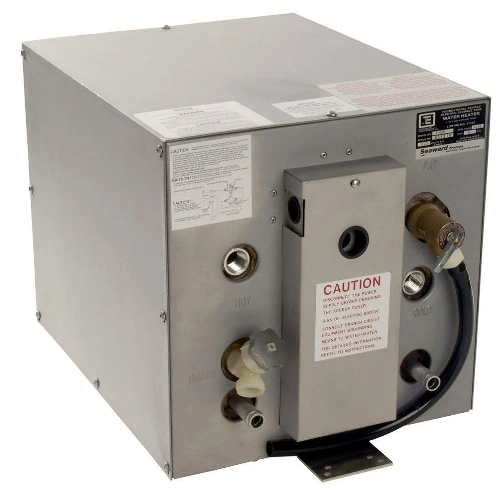 Attwood Whale F600 Seaward Water Heater 6 Gallon Front Exchanger