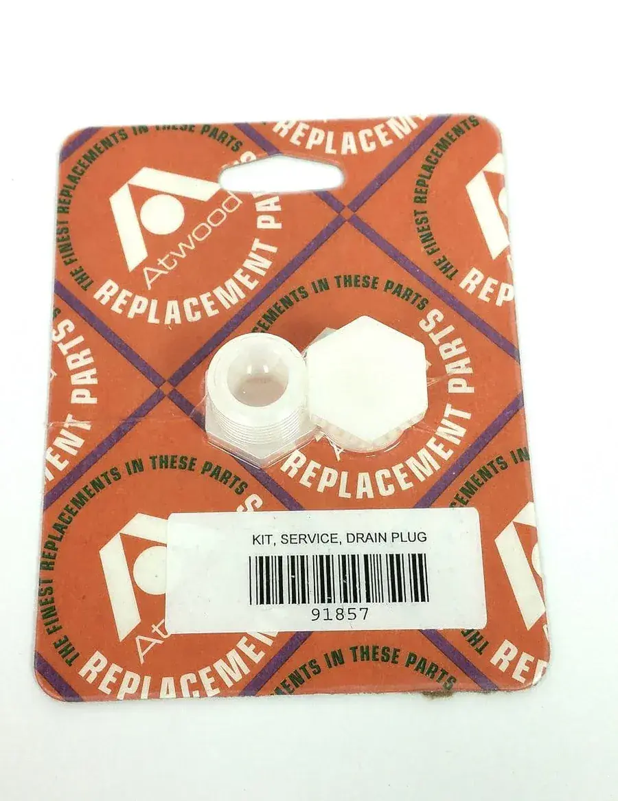Atwood 91857 Half Inch Drain Plug - 2 Pack