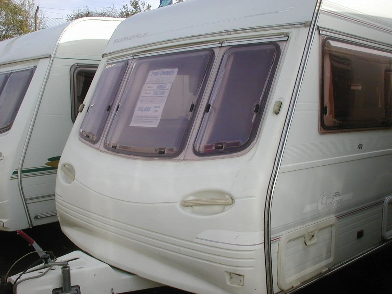 Avondale Caravan Front Panel 001 - Premium Fibreglass Replacement