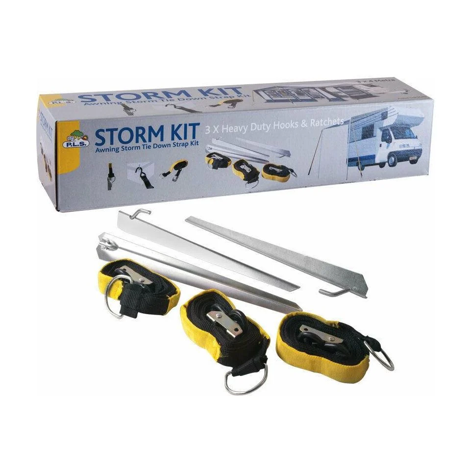 Awning Storm Tie Down Strap Kit