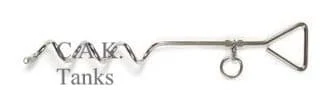 AWNING TIE DOWN OR DOG TIE OUT CORKSCREW STAKE