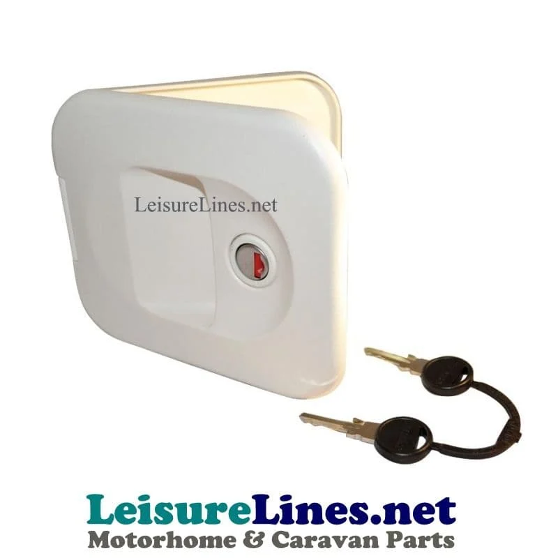 C200 WATER FILL DOOR LOCK ZADI WHITE