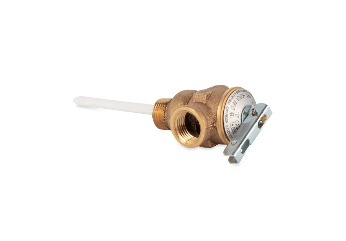 Camco 10423 T&P Valve 1/2"- w/4" Probe Coated, 150psi
