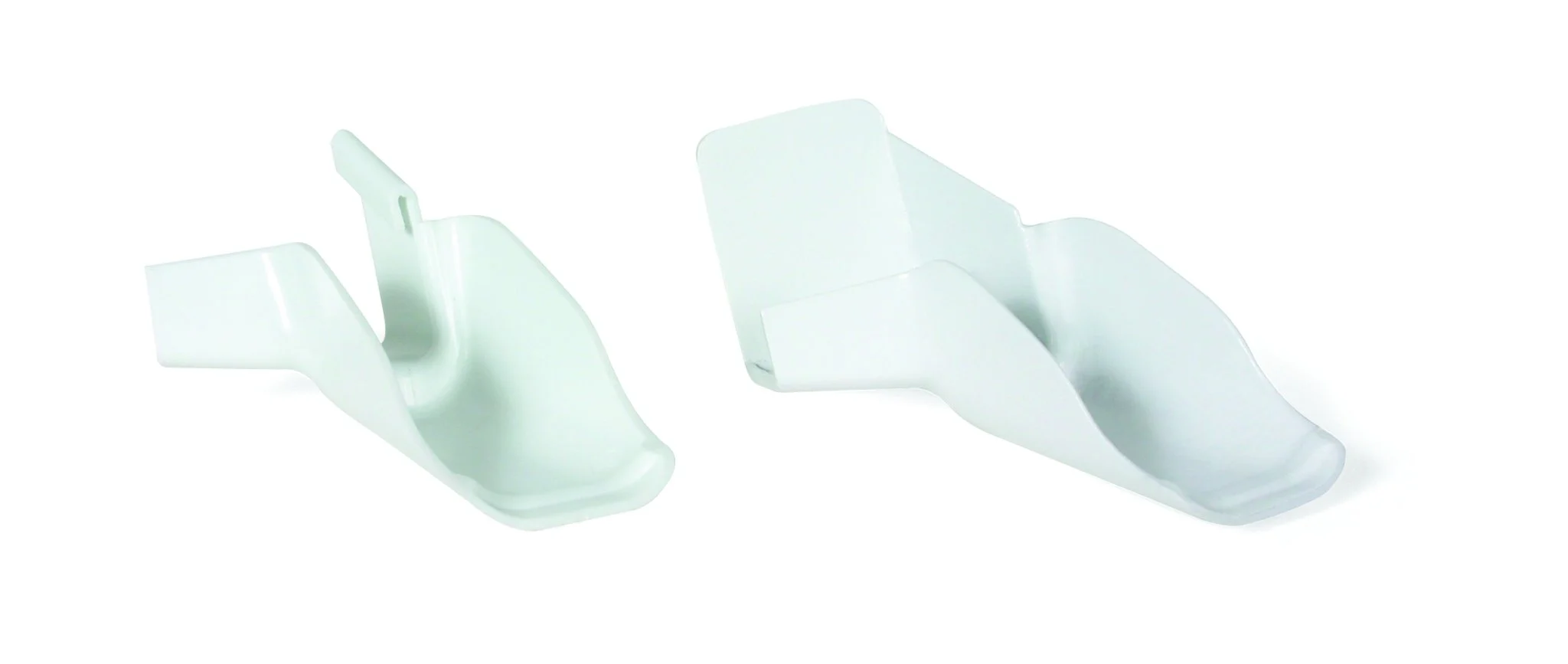 Camco 42123 Gutter Extension - White, Set of 4 (2 left/2 right)