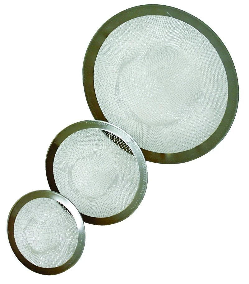 Camco 42273 Sink Strainers- Asst 3 pack. Stainless Steel