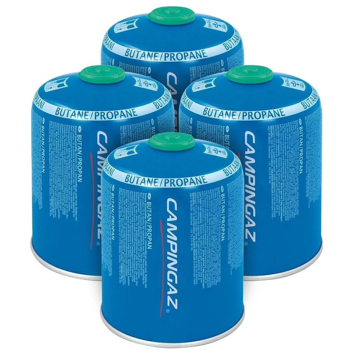 Campingaz CV470 PLUS 4 Pack Propane Butane Mix Camping Hiking Cooking BBQ