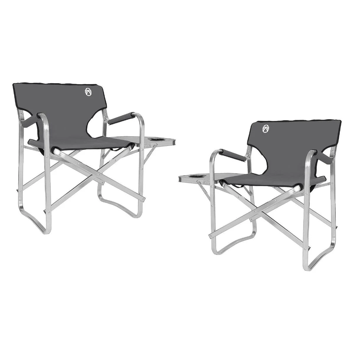 Coleman Camping Deck Chair with Table 2 Pack