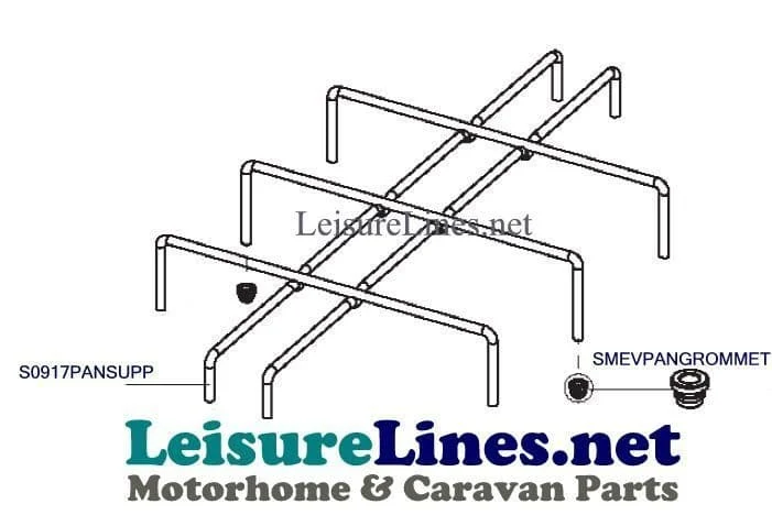 Dometic SMEV Spare MO917 & HS2420 Pan Support Rack (105312877)