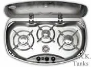 Dometic SMEV Spare PI8423 Replacement Glass Lid [Colour: Black] (105312650)