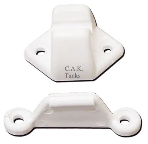 DOOR RETAINING CATCH - WHITE (SET)
