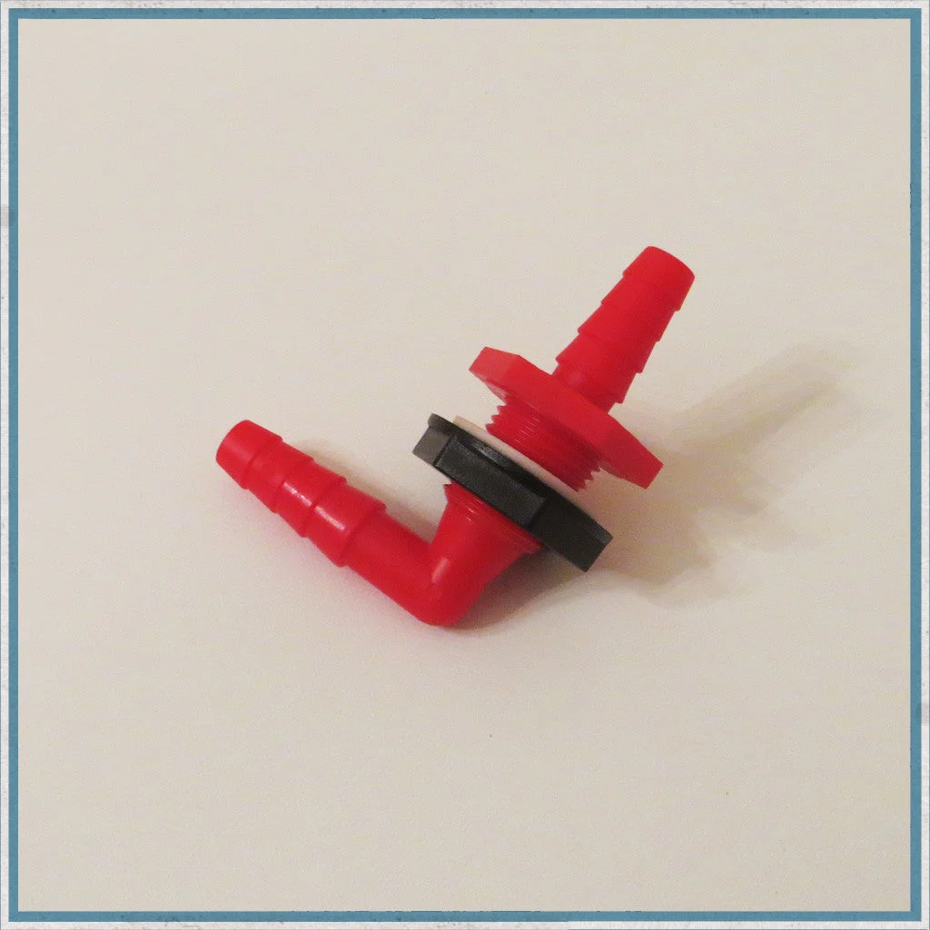 Elbow tank connector