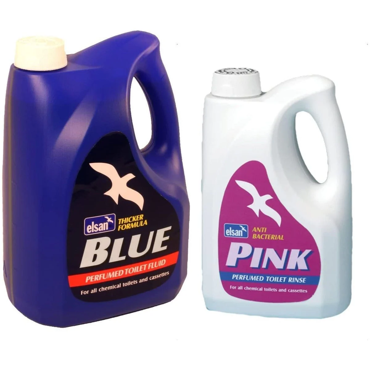Elsan Blue 4L & Pink 2L Toilet Fluid Chemical