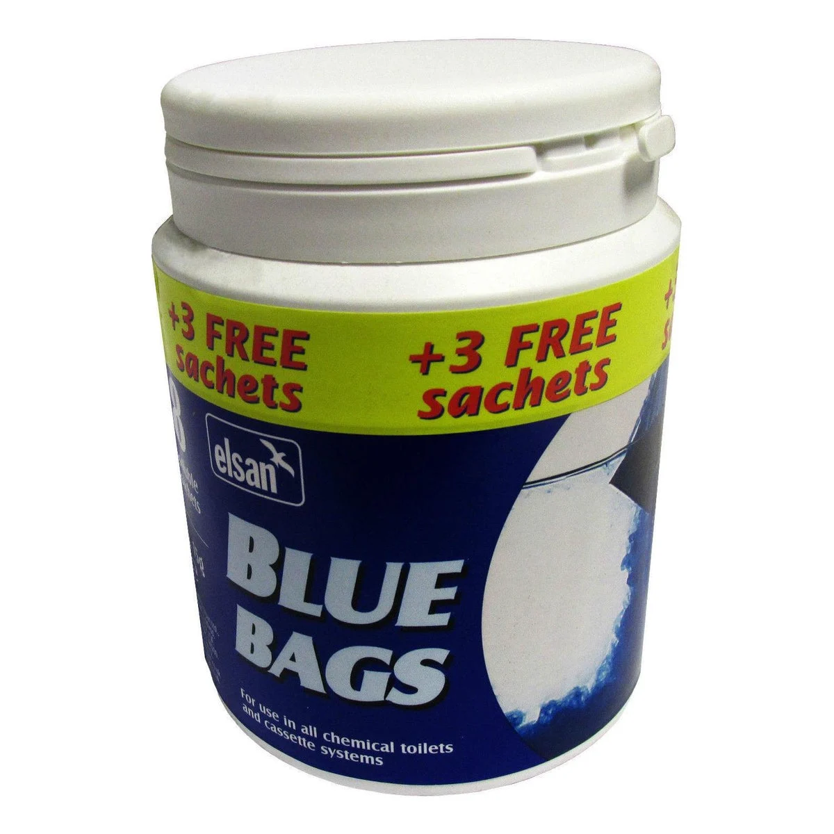 Elsan Chemical Toilet Blue Bags 18 Sachets + 3 Extra Free