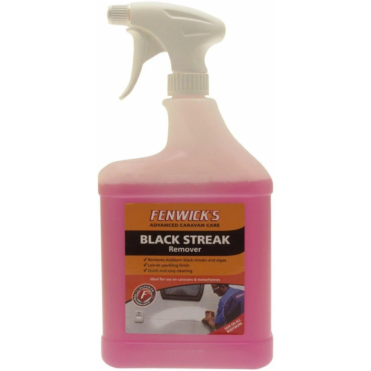 Fenwicks Black Streak Remover 1 Litre Caravan Motorhome Cleaner