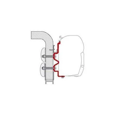 Fiamma 450cm Adapter Bracket Hymer Camp for F45 F70 Awning Mounting 98655-275
