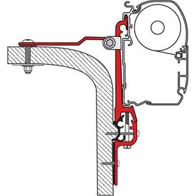 Fiamma Adapter Brackets Eriba Touring Caravan for F45 F70 Awning 98655-283
