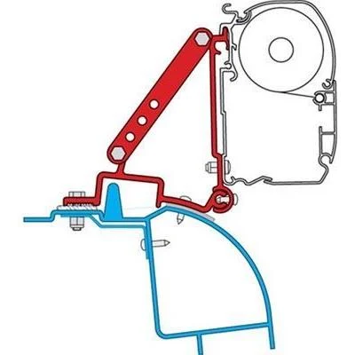 Fiamma Adapter Brackets Master Movano Interstar Van H2 For F45 F70 Awnings 98655-681
