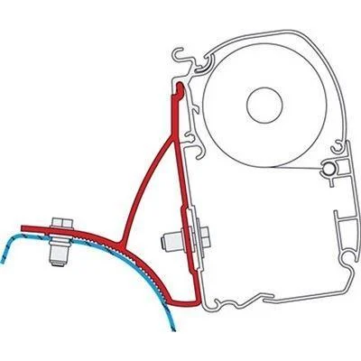 Fiamma Adapter Brackets Trafic Vivaro Primastar for F45 F70 Awning 98655-854