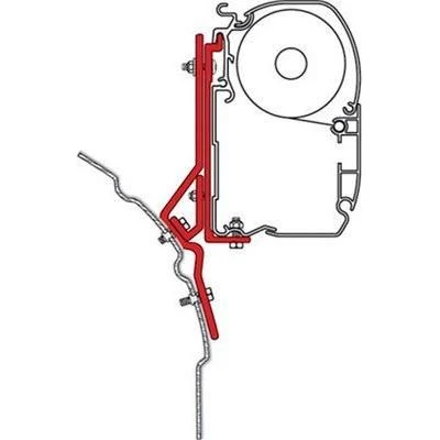 Fiamma Adapter Brackets Volkswagen T4 and T4 Lift Roof for F45 F70 Awning
