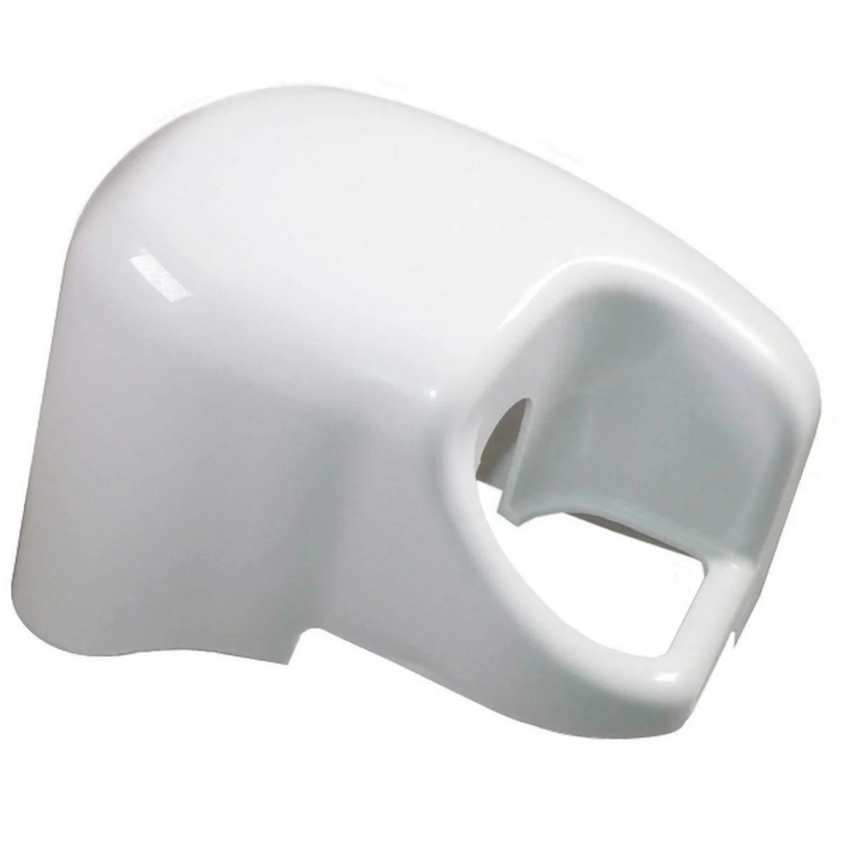 Fiamma F45IL Awning Outer End Cap Right Hand Winch Cover Polar White 04381-01A