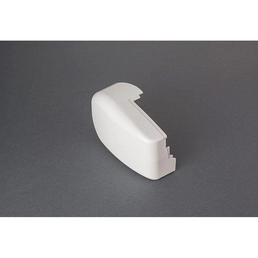Fiamma F45Ti left hand outer end cap in polar white (98655-147)