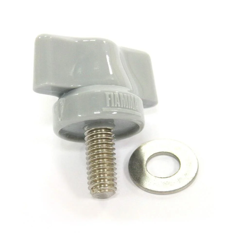 Fiamma Leg Knob and Washer tightening screw for upright awning legs (98655-452)