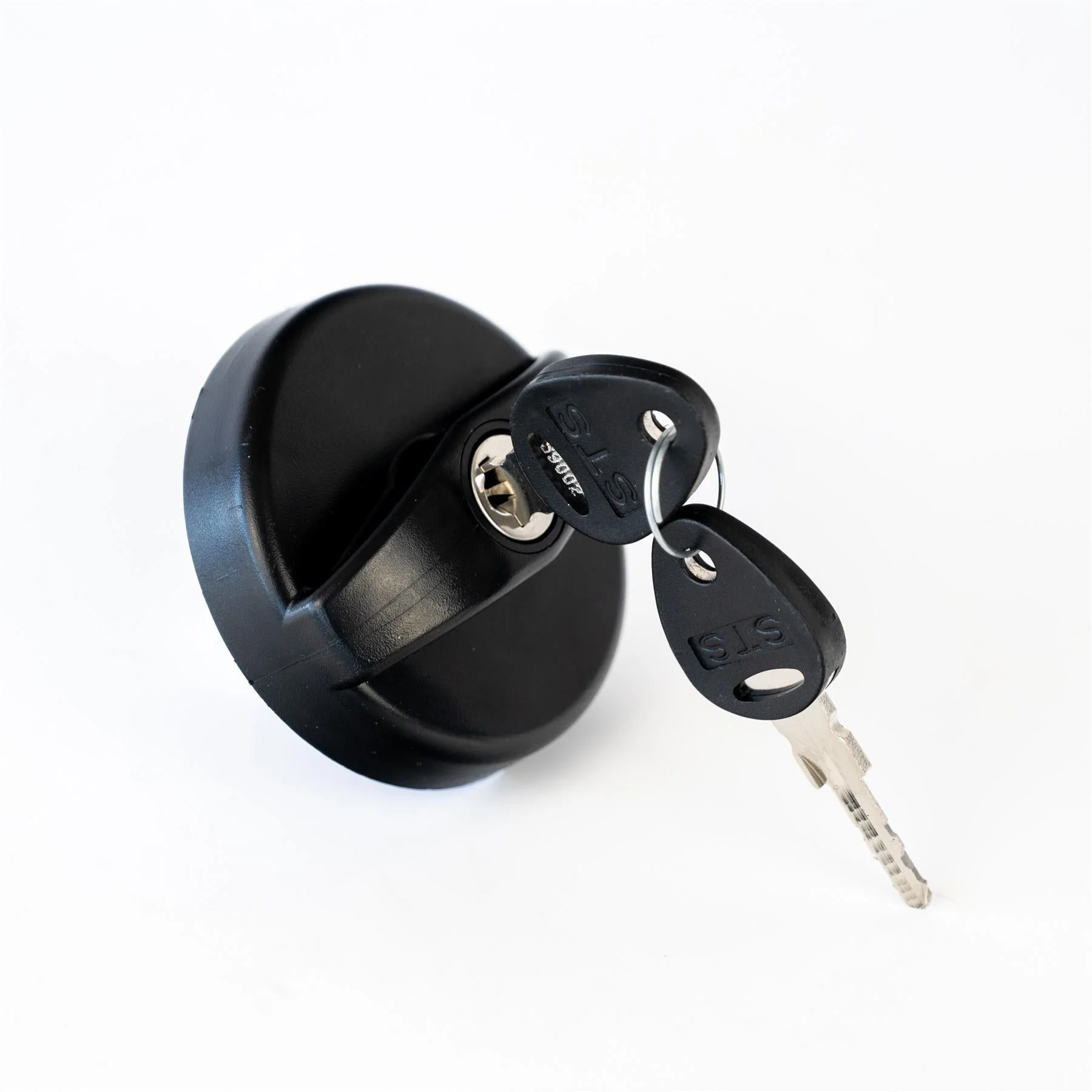 Fresh water cap lock and key (black)