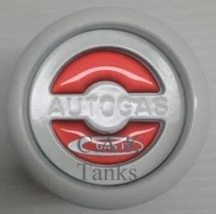 Gas LPG Fill Point housing recessed 70mm + cap - White